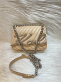 KARL LAGERFELD SUPER PREMIUM SLING BAG TBS-B000445-BEIGE