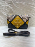 TORY BURCH SUPER PREMIUM SLING BAG TBS-B000450-BLACK-YELLOW