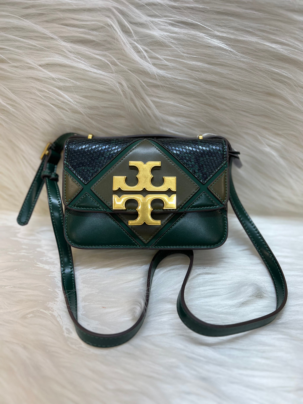 TORY BURCH SUPER PREMIUM SLING BAG TBS-B000451-GREEN
