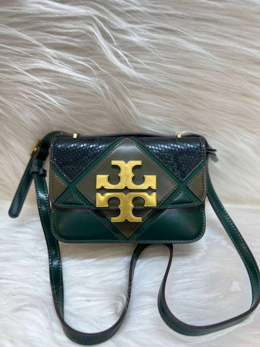 TORY BURCH SUPER PREMIUM SLING BAG TBS-B000451-GREEN
