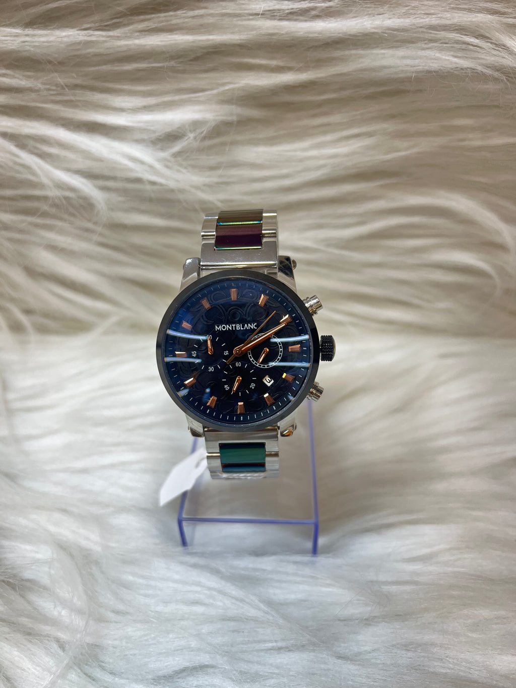MONT BLANC MEN'S PREMIUM WATCH TBS-W49 DUAL CHAIN