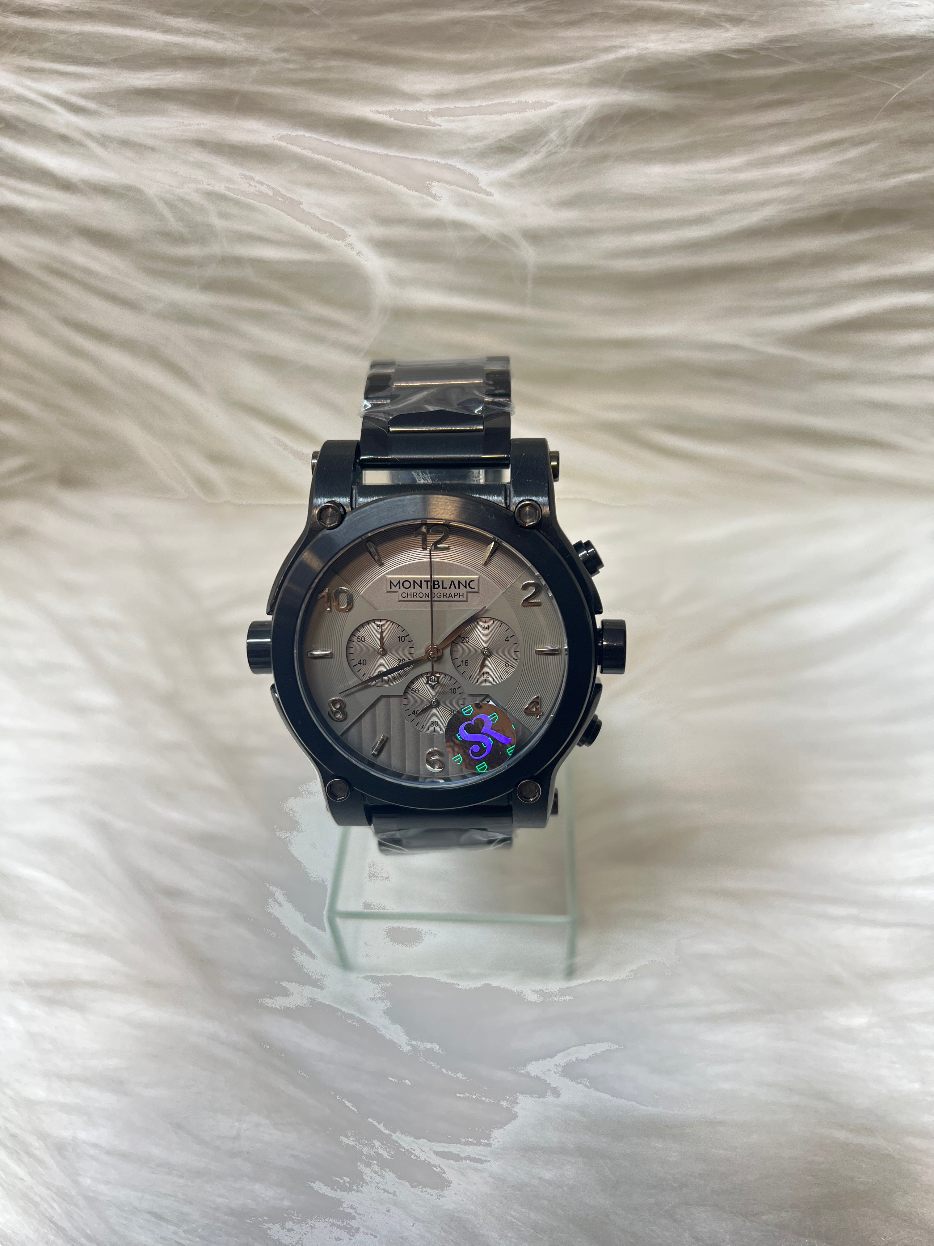 MONT BLANC MEN'S PREMIUM WATCH TBS-W51 BLACK