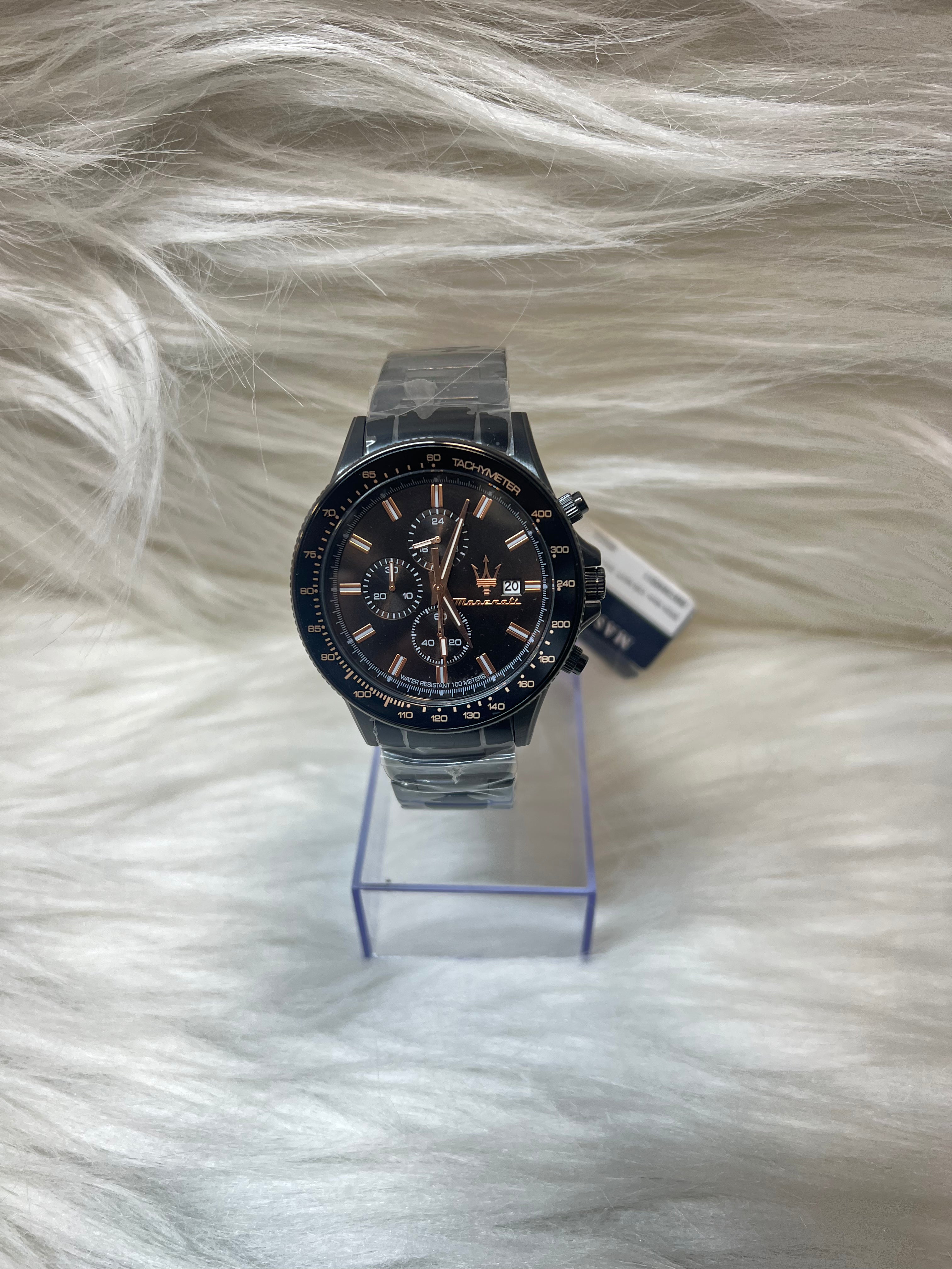 MASERATI MEN'S PREMIUM WATCH TS-W61 BLACK