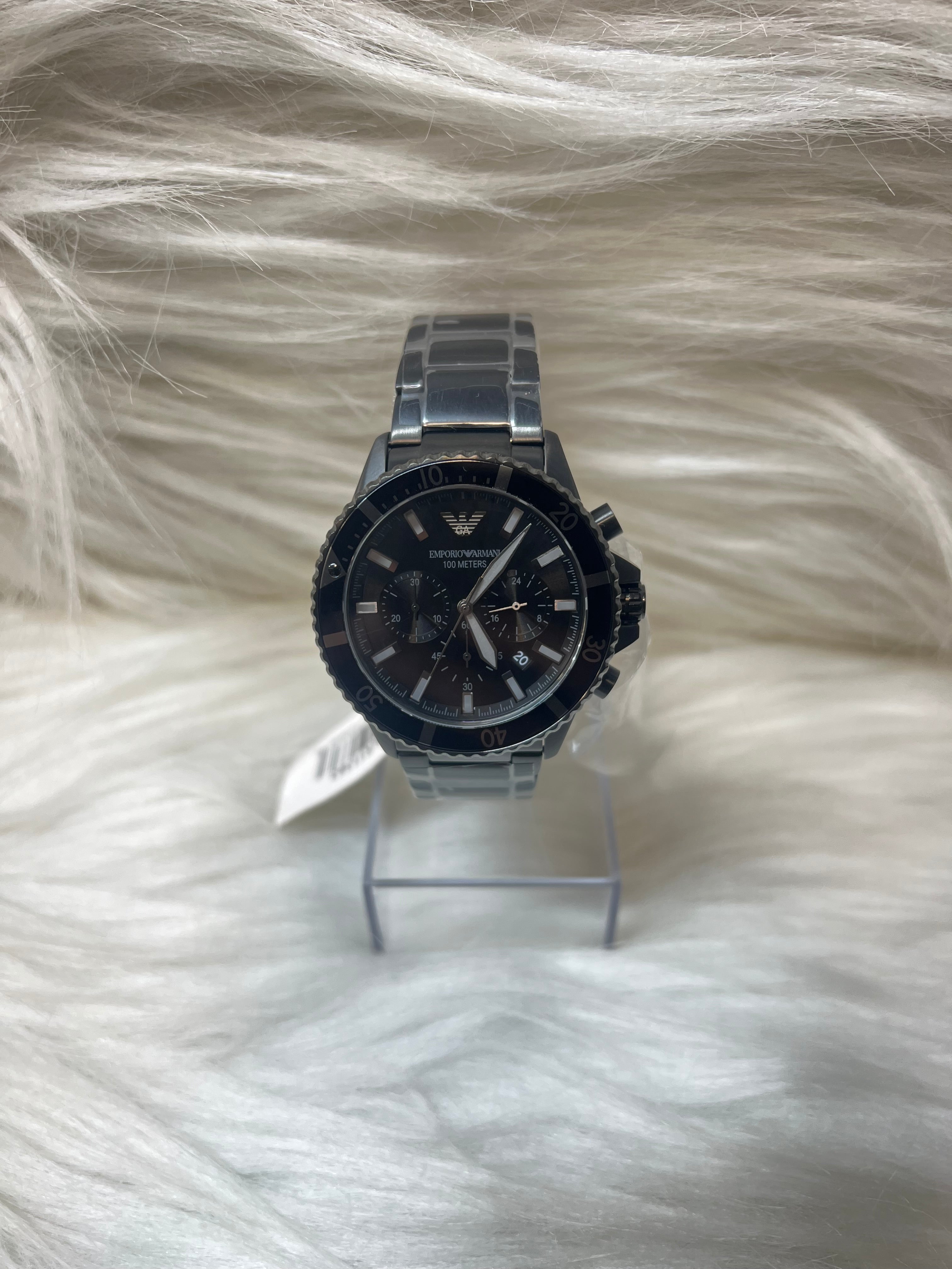 EMPORIO ARMANI MEN'S PREMIUM WATCH TBS-W62 BLACK