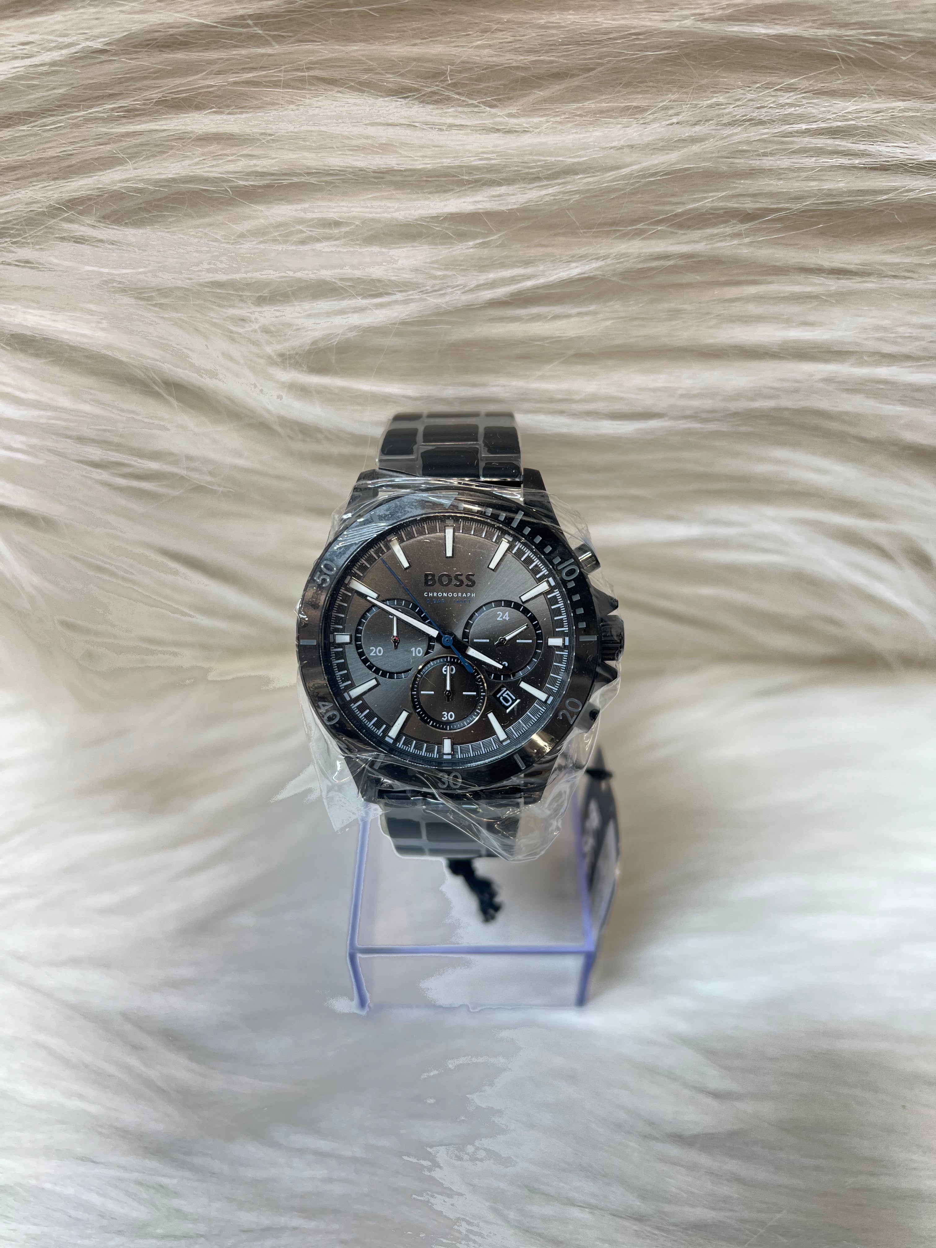 BOSS MEN'S PREMIUM WATCH TBS-W66 BLACK