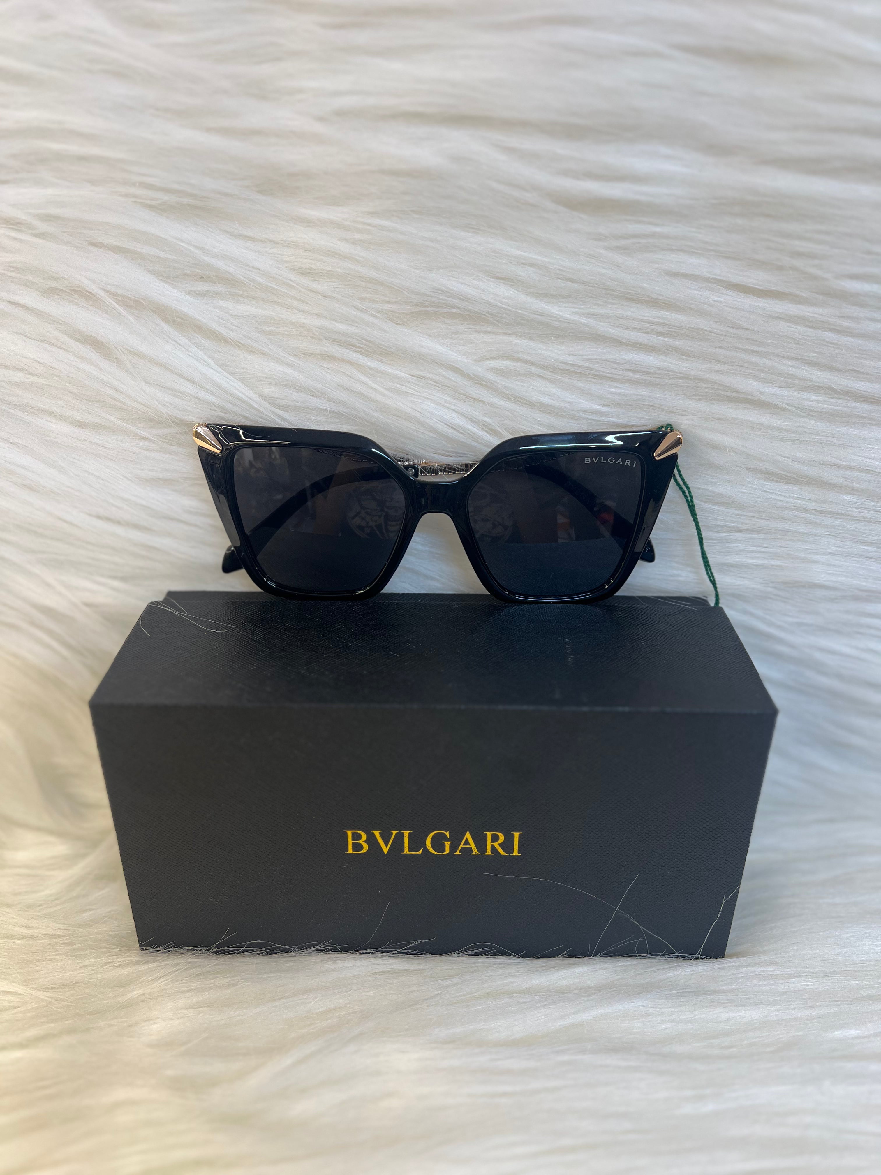 BVLGARI SHADE/SUNGLASSES TBS-E18 BLACK