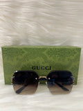GUCCI SHADE/SUNGLASSES TBS-E9 BROWN