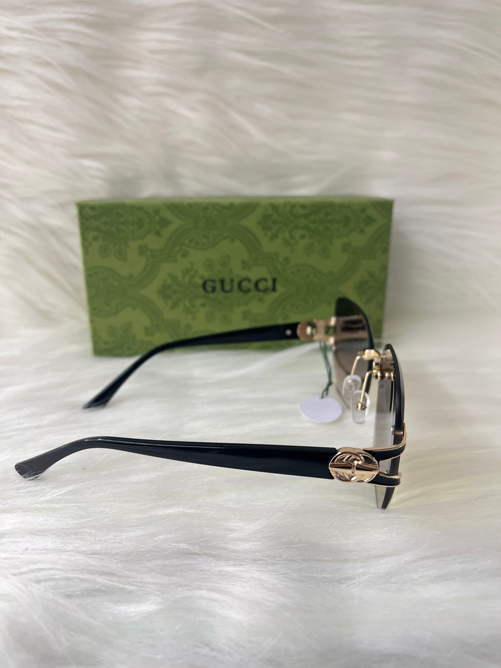 GUCCI SHADE/SUNGLASSES TBS-E9 BROWN