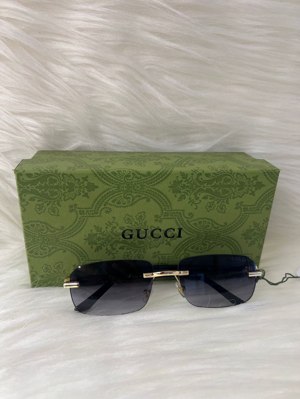 GUCCI SHADE/SUNGLASSES TBS-E7 BLACK