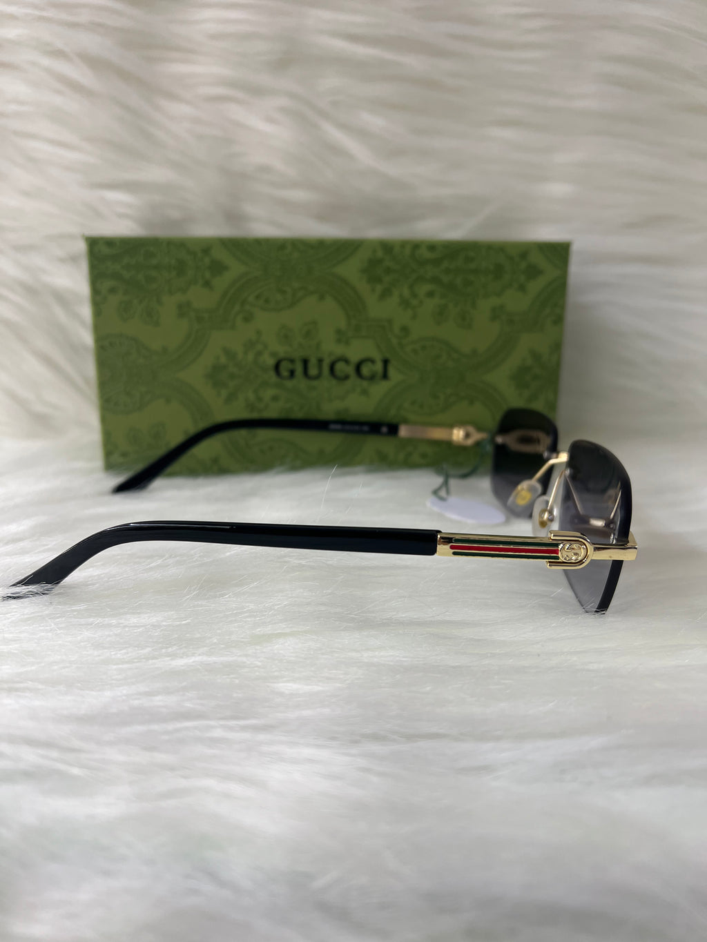 GUCCI SHADE/SUNGLASSES TBS-E7 BLACK
