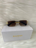 BALMAIN SHADE/SUNGLASSES  TBS-E2 BROWN