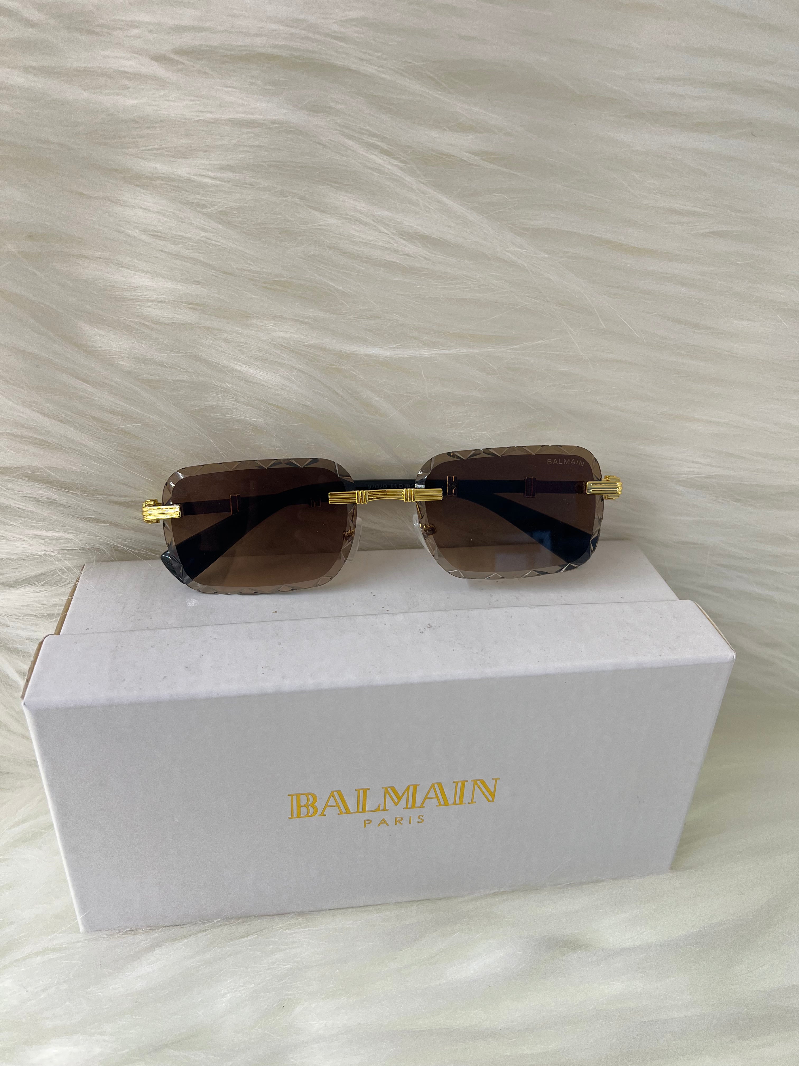 BALMAIN SHADE/SUNGLASSES  TBS-E2 BROWN