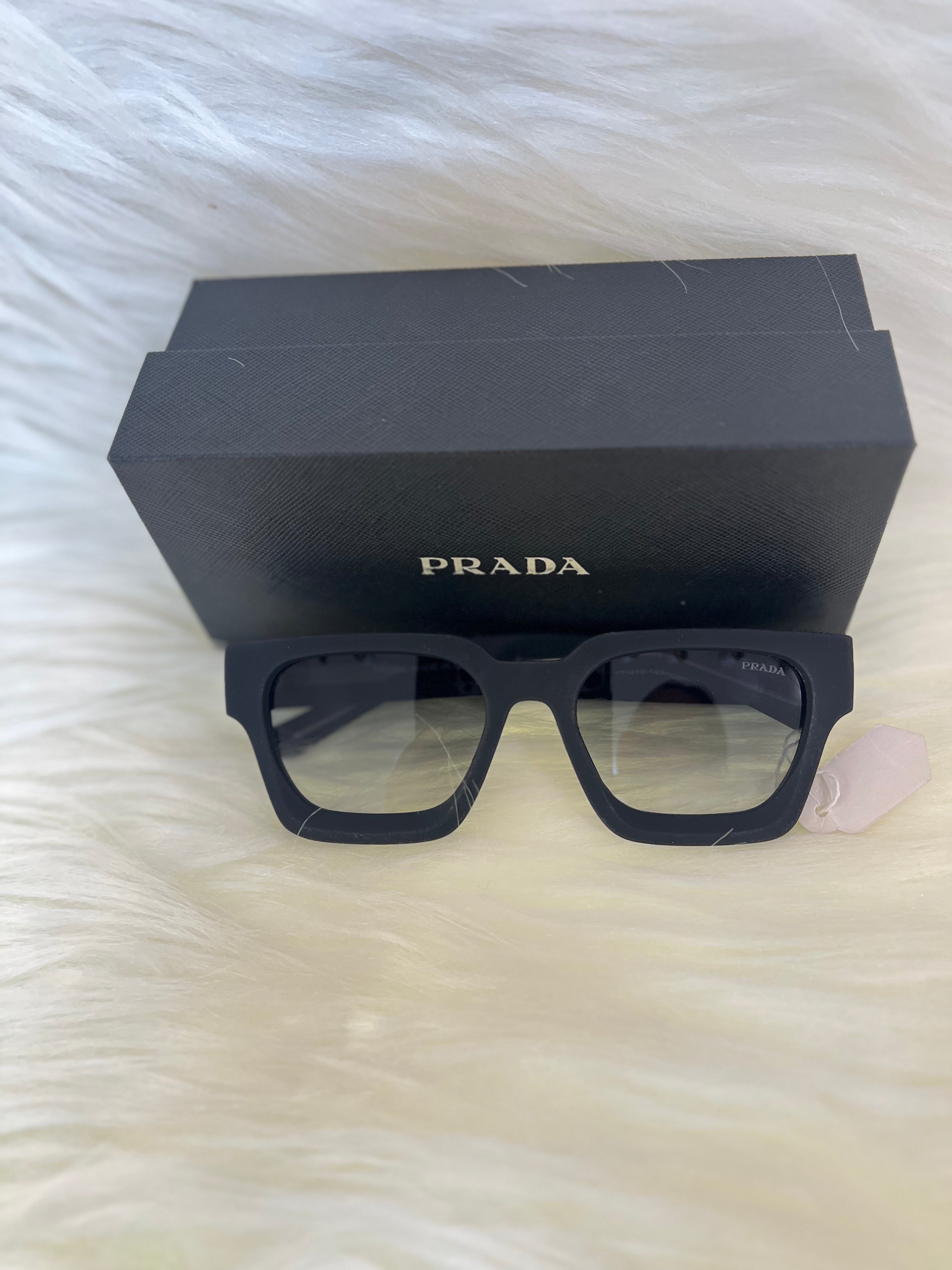 PRADA SHADE/SUNGLASSES TBS-E42 BLACK