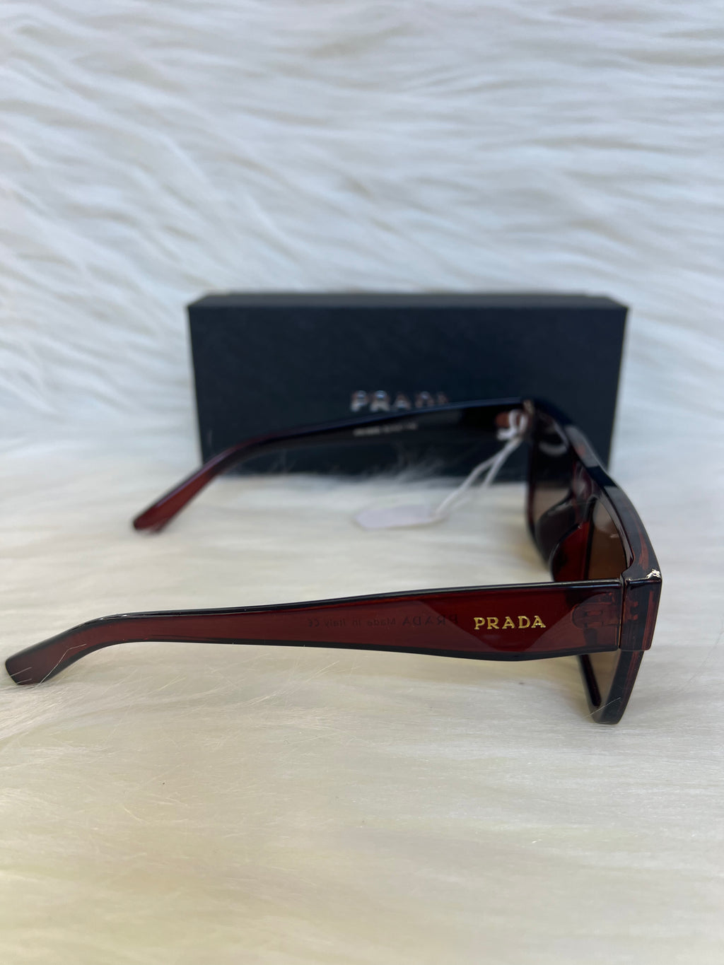 PRADA SHADE/SUNGLASSES TBS-E41 BROWN