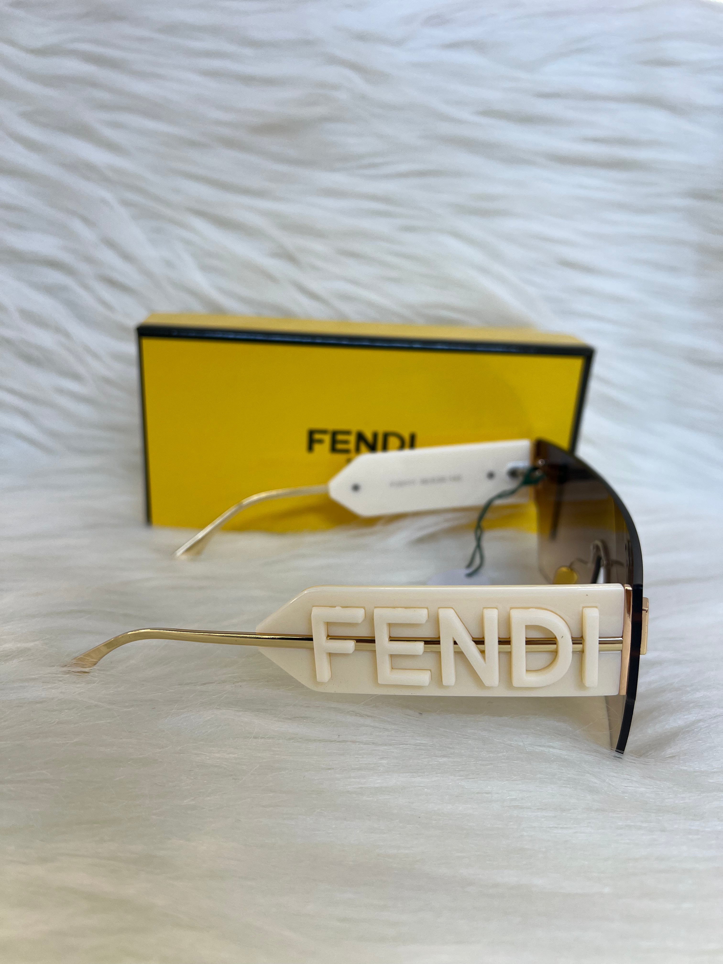 FENDI SHADE/SUNGLASSES TBS-E39 BROWN