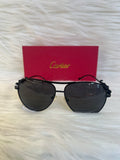 CARTIER SHADE/SUNGLASSES TBS-E45 BLACK