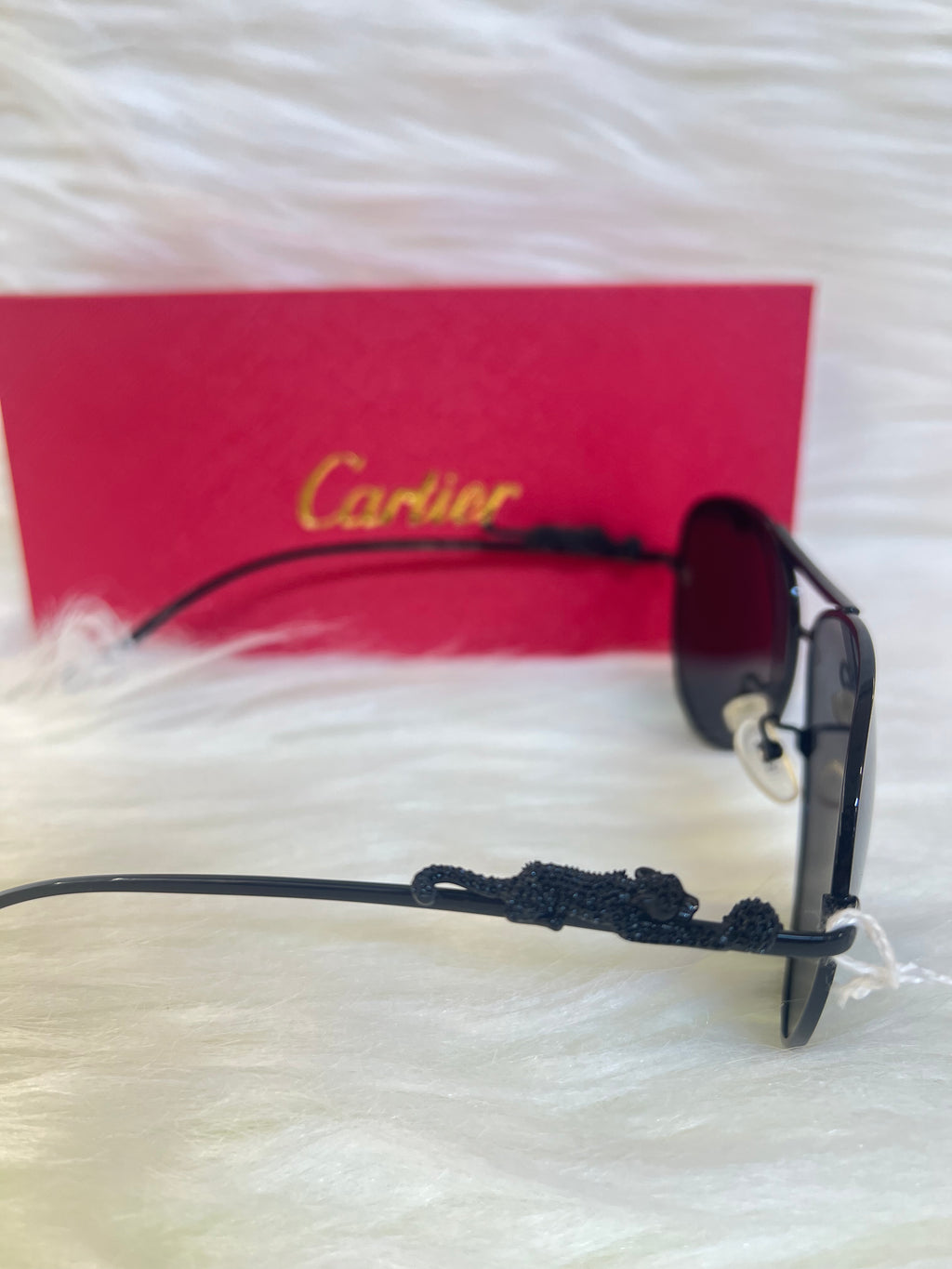 CARTIER SHADE/SUNGLASSES TBS-E45 BLACK