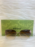 GUCCI SHADE/SUNGLASSES TBS-E46 BROWN