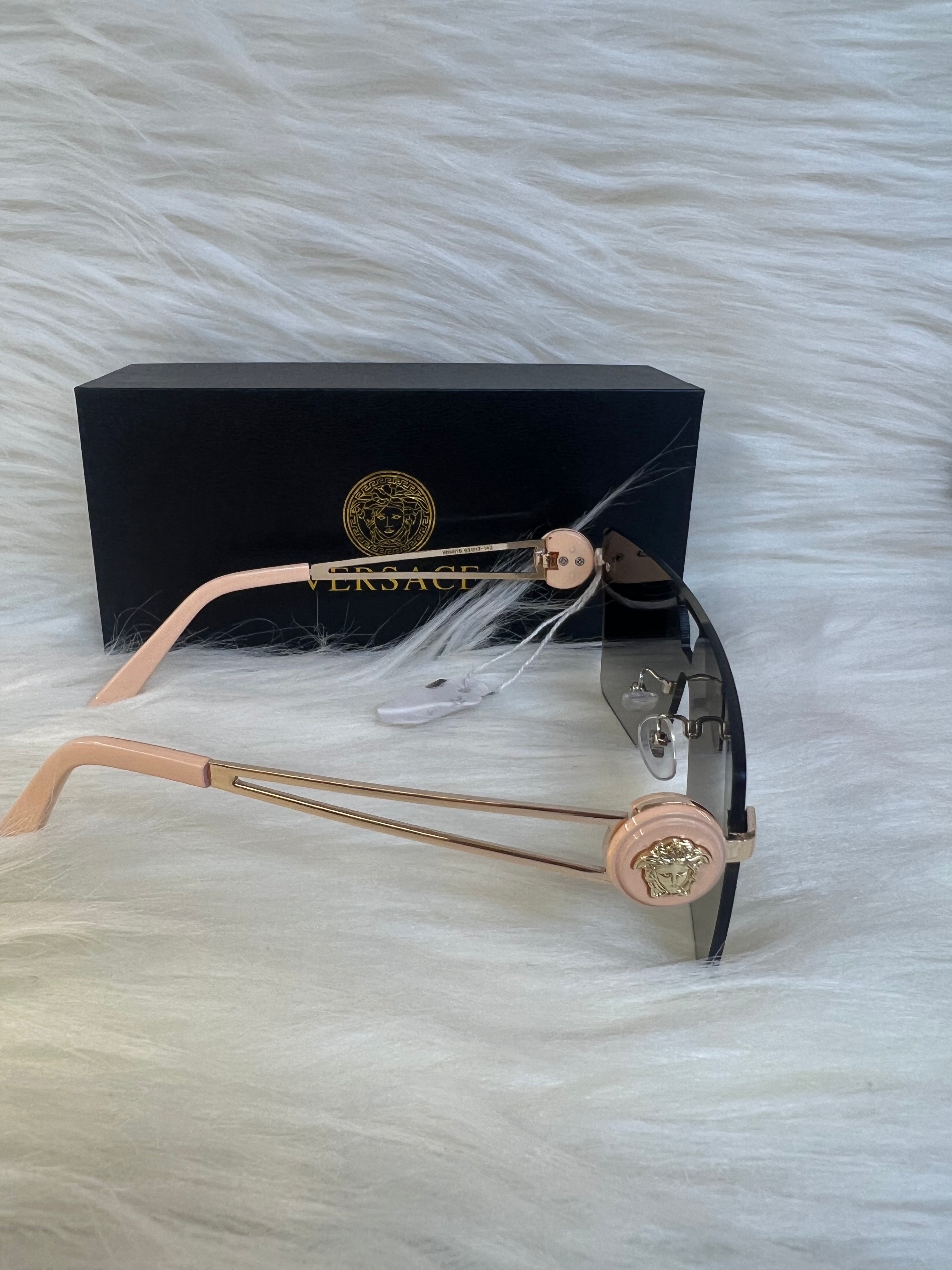 VERSACE SHADE/SUNGLASSES TBS-E50 BROWN