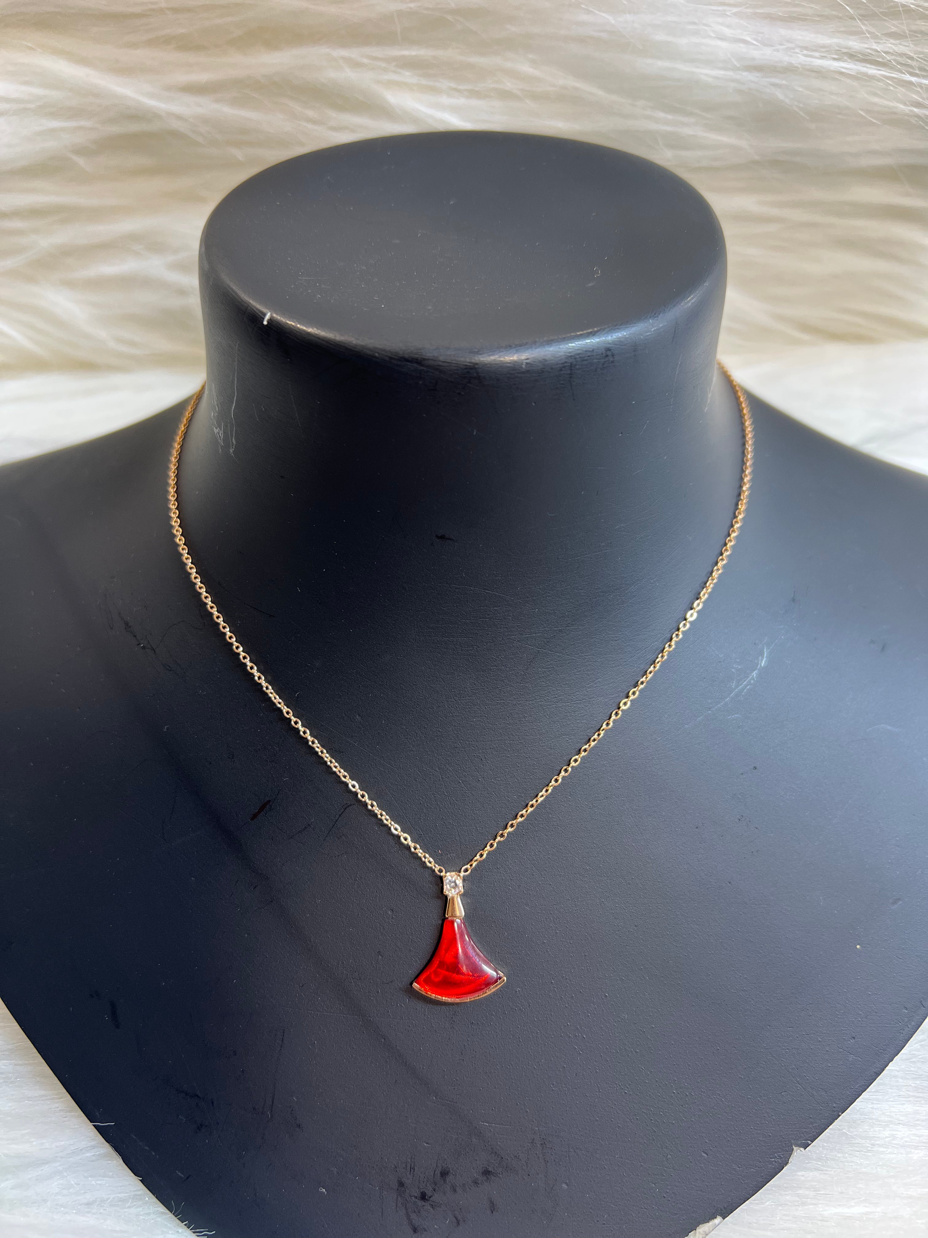 ANTI-TANISH JEWELLERY SWOSVAKI TBS-J1 RED PENDANT