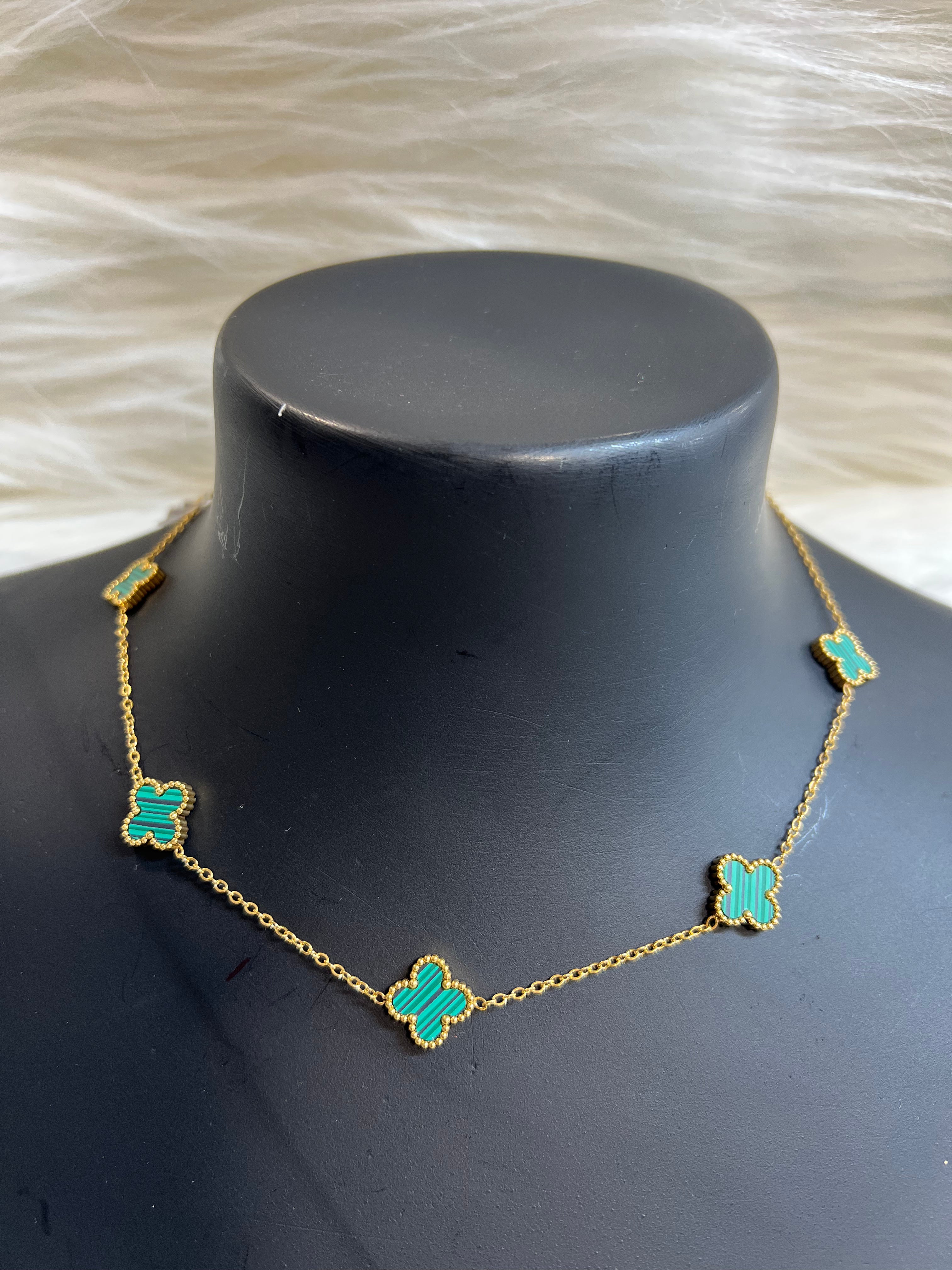 ANTI -TANISH JEWELLERY VEN-CLEEF TBS-J2 GREEN