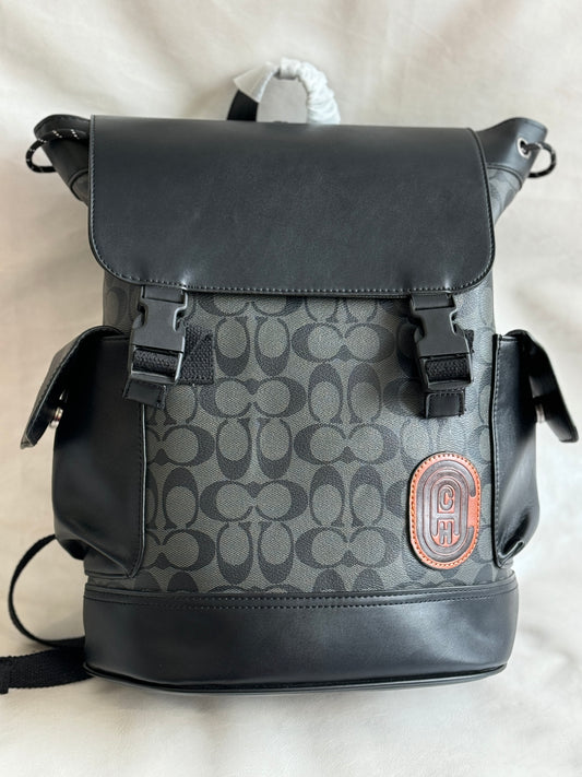 COACH BLACK LARGE BACKPACK ( WITHOUT BOX )