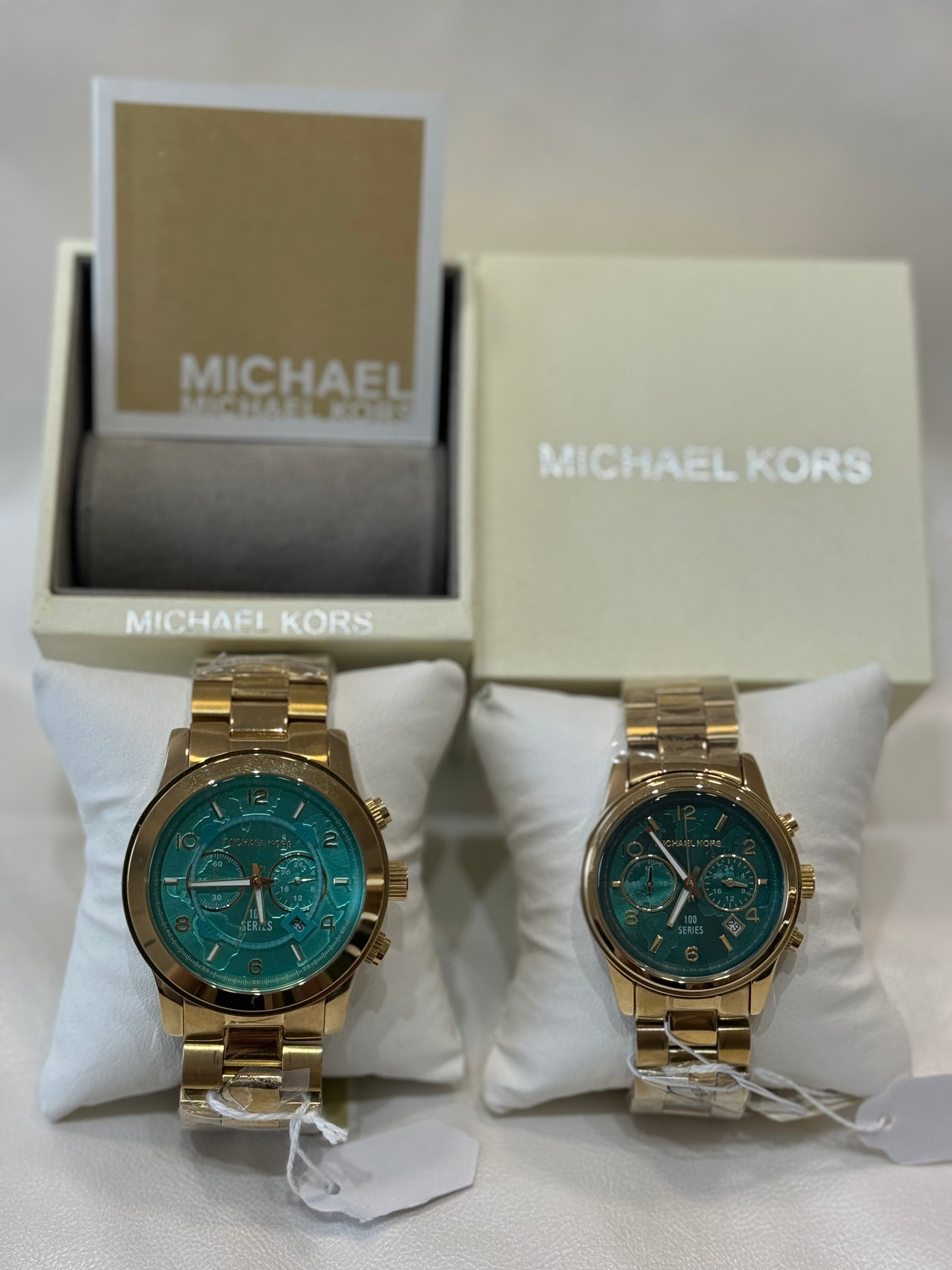 Michael Kors watch Gold Stainless-Steel couple watch ( With Box )