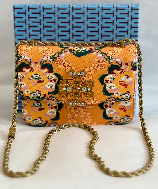 TORY BURCH ELEANOR YELLOW ( WITH BOX )