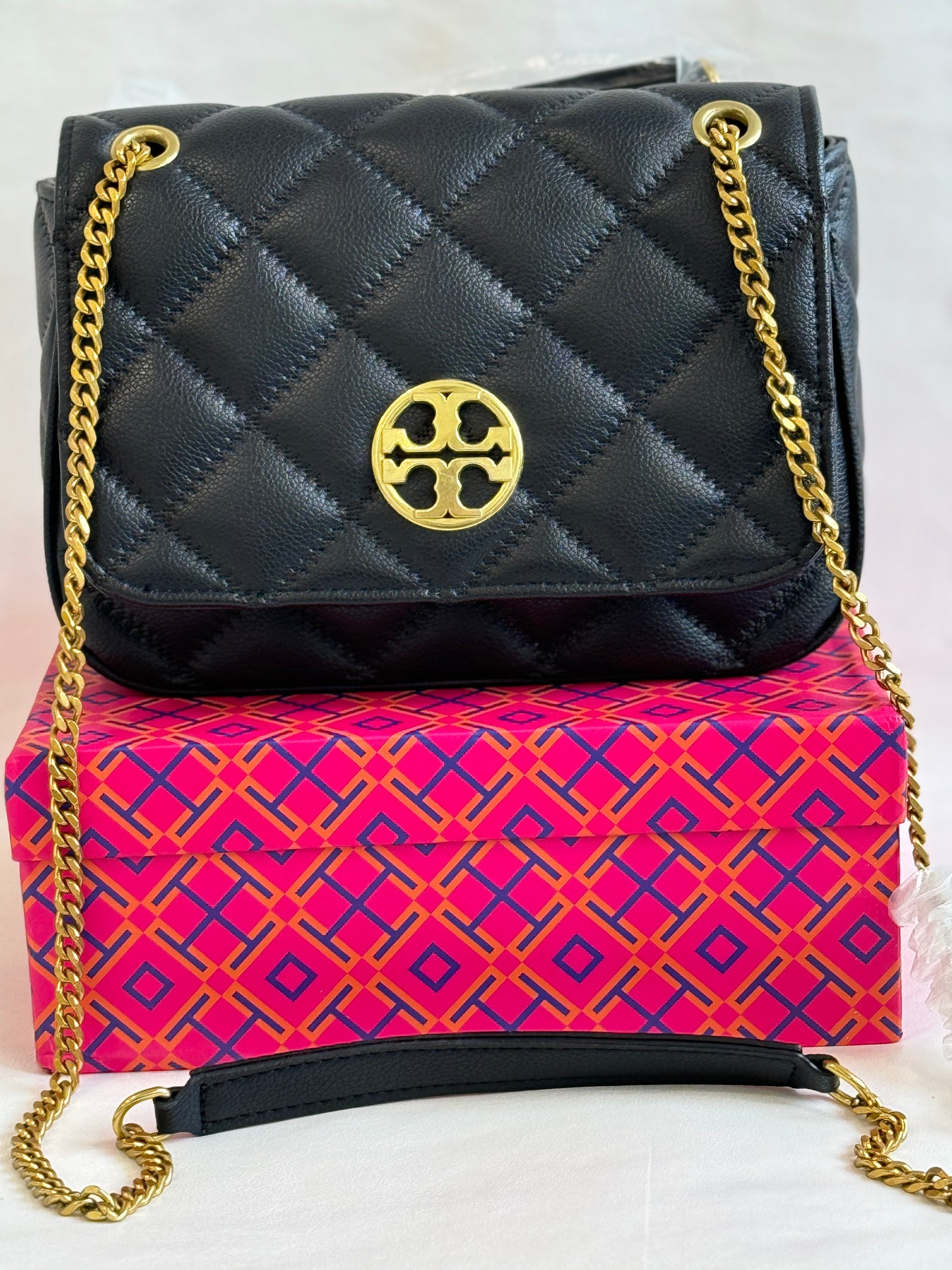 FENDI BLACK SLING BAG ( WITH BOX )