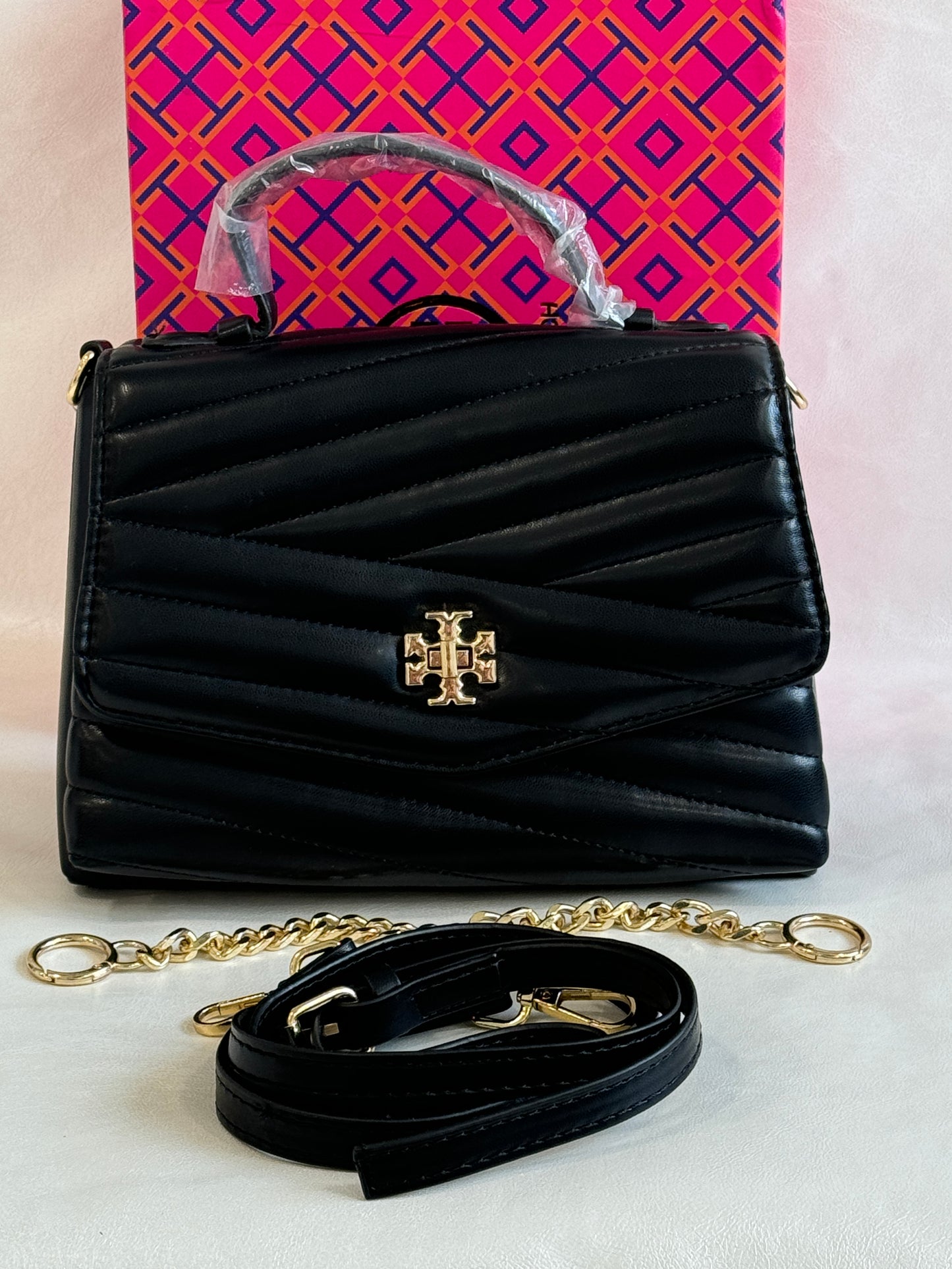 FENDI BLACK SLING BAG ( WITH BOX )