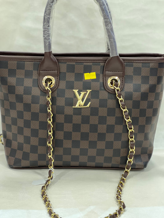 LV BROWN CASUAL BAG ( HAND BAG )