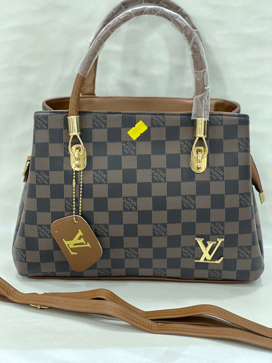 LV BROWN CASUAL BAG ( HAND BAG )