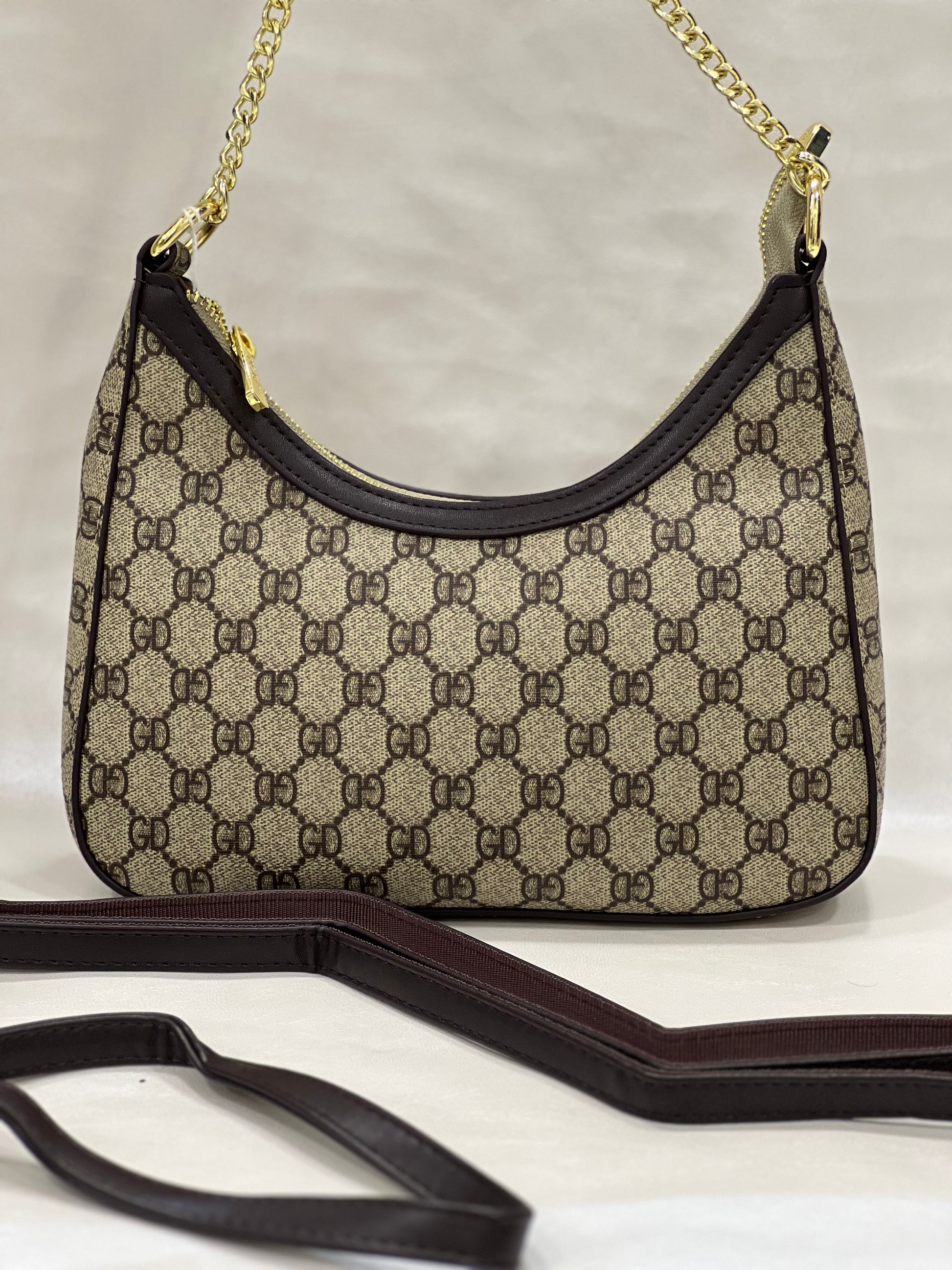 Gucci sling bag brown sales