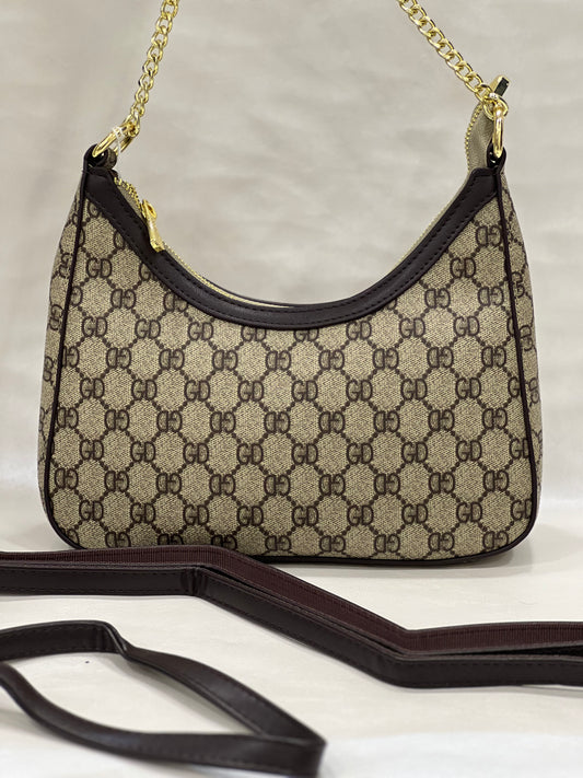GUCCI COFFEE BROWN CASUAL BAG ( SLING BAG )