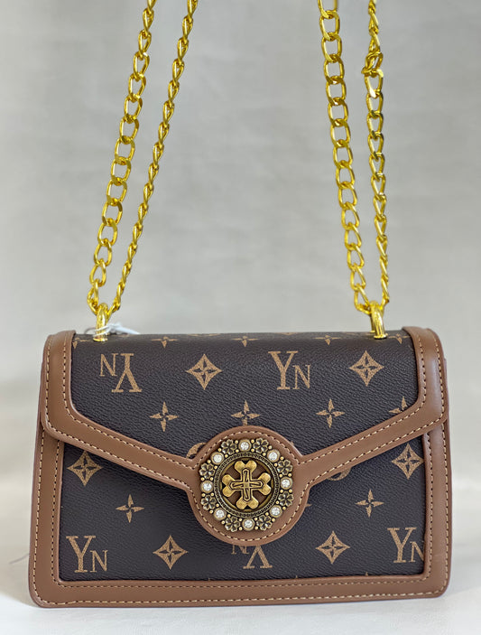 LV  BROWN CASUAL BAG ( SLING BAG )