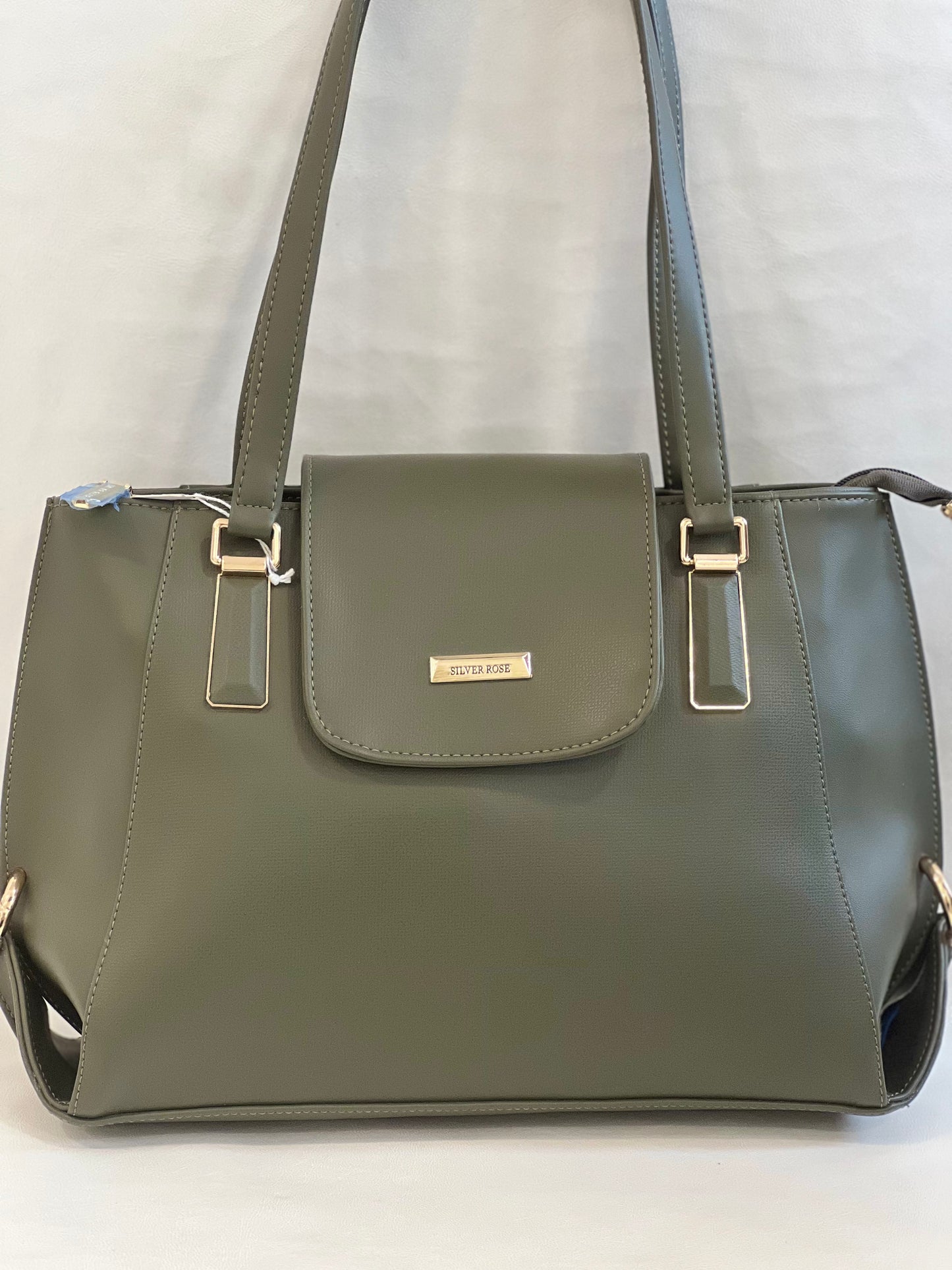 CASUAL BAG GREEN ( SILVER ROSE ) SHOULDER BAG
