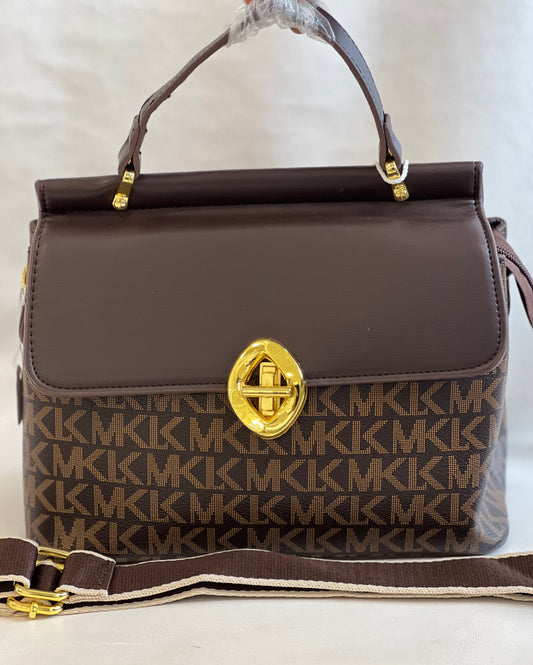 MK BROWN CASUAL BAG ( SLING BAG )