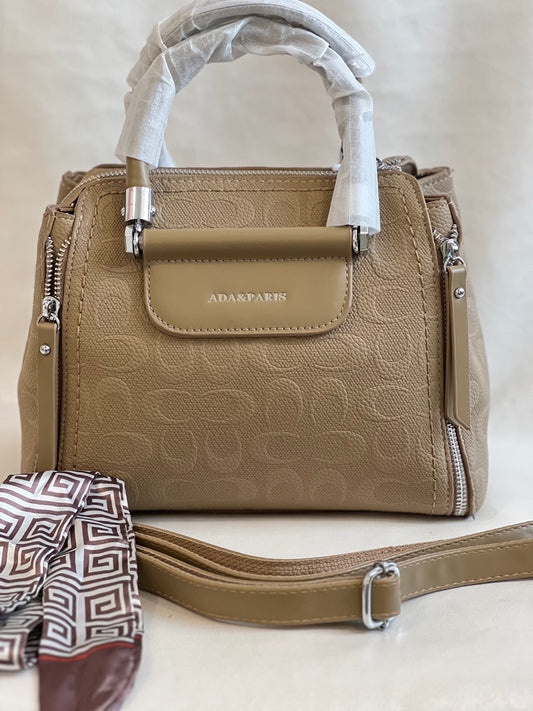CASUAL BAG BEIGE COLOR ( HAND BAG )
