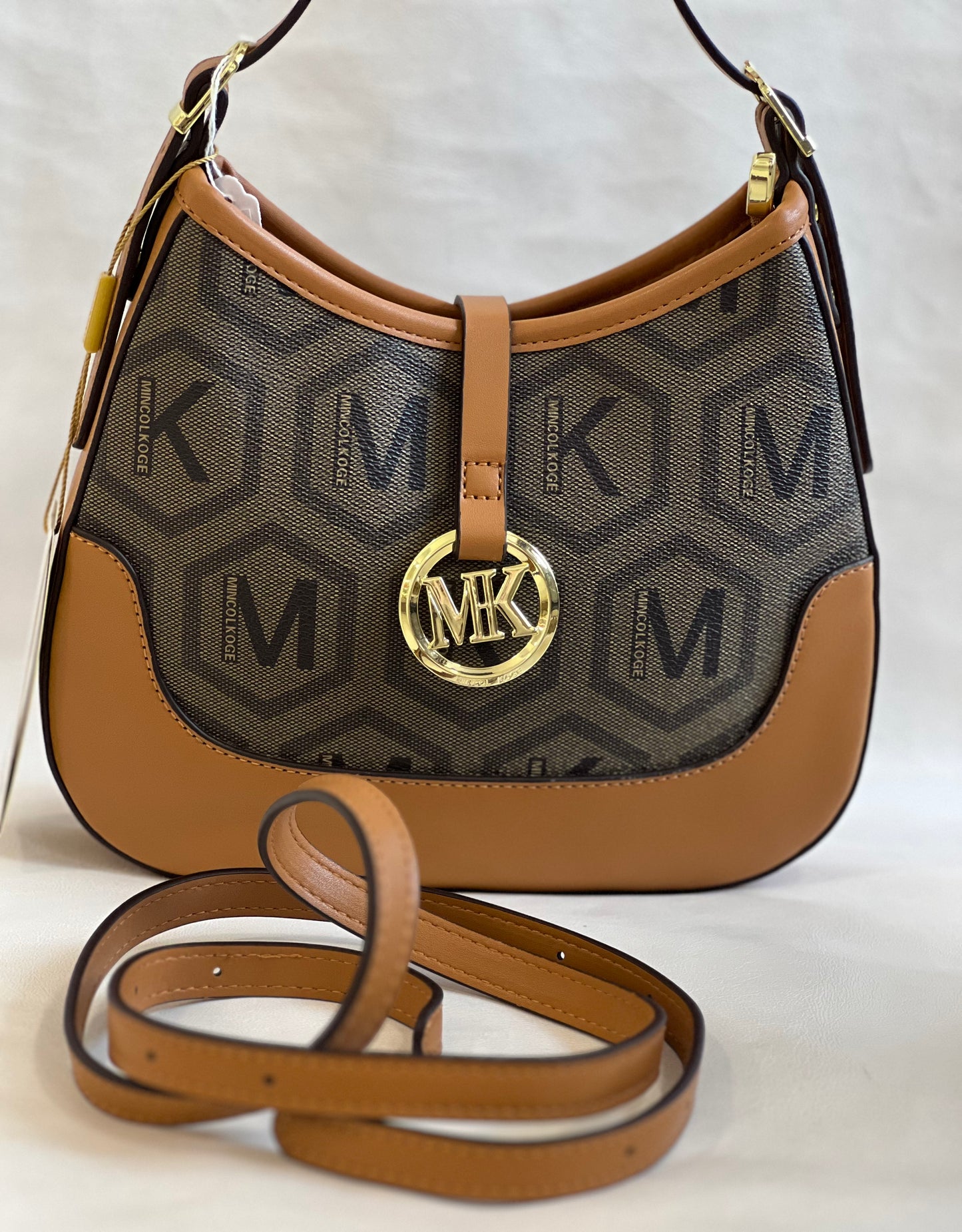 MK ( CASUAL BAG ) BROWN COLOR ( SHOULDER BAG )