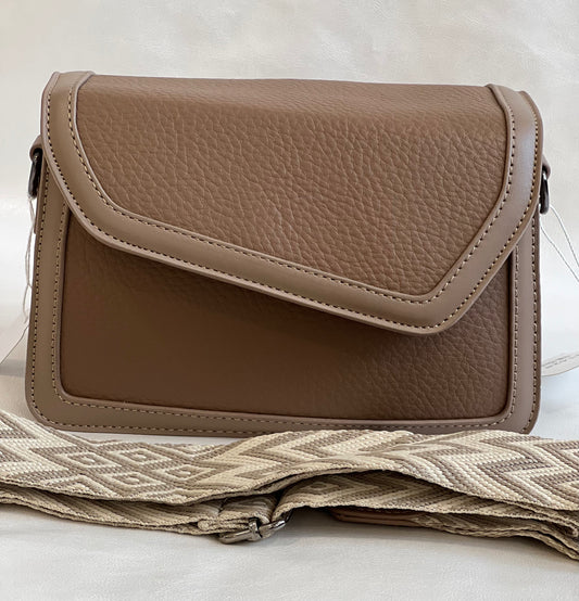 CASUAL BAG  BROWN ( SHOULDER BAG )