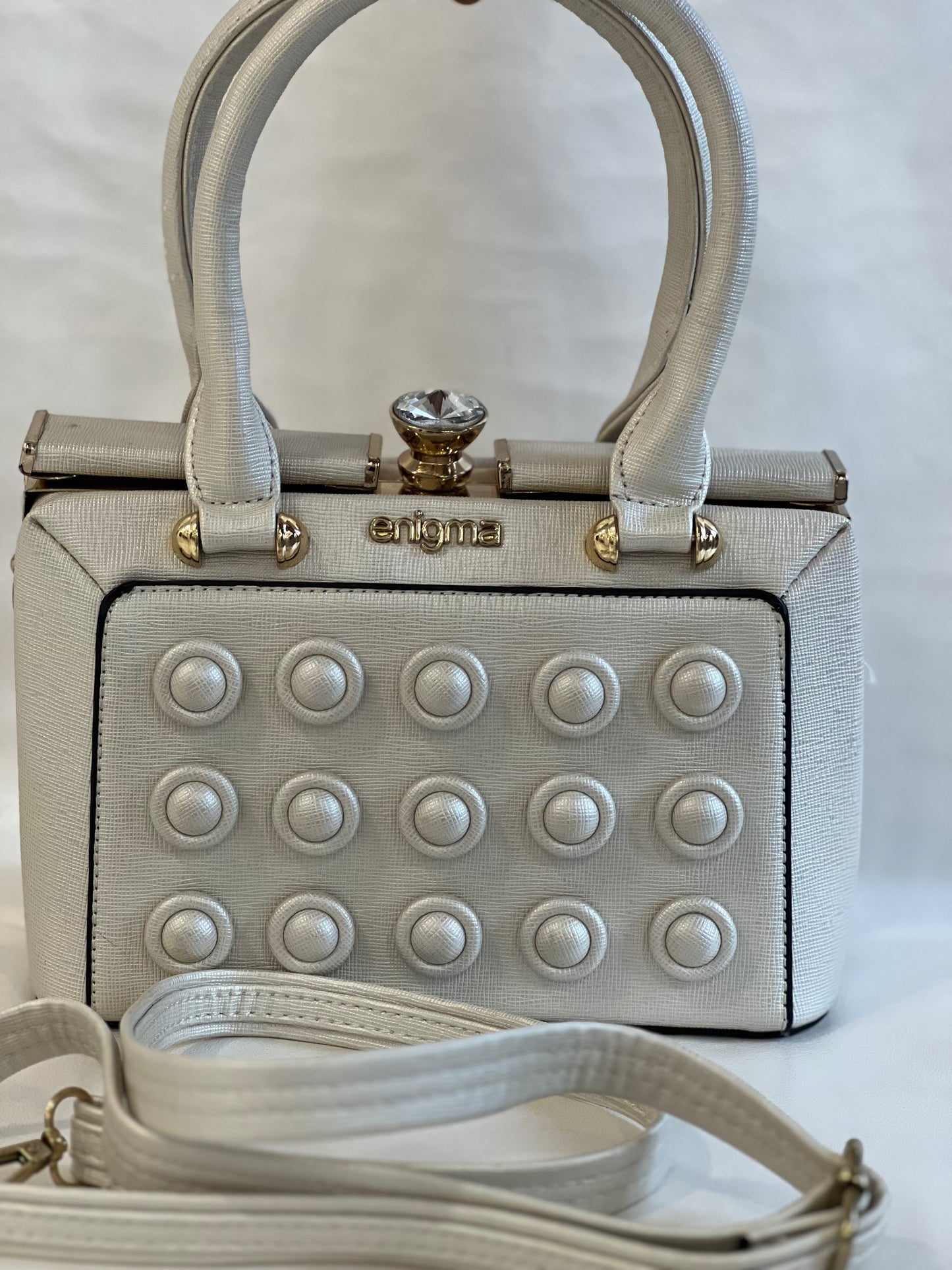 ENIGMA OFF WHITE CASUAL BAG ( HAND BAG )