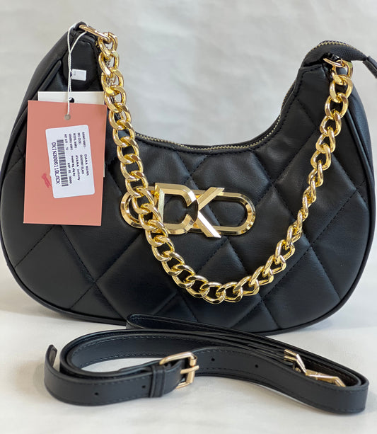Diana Korr Black sling and shoulder bag
