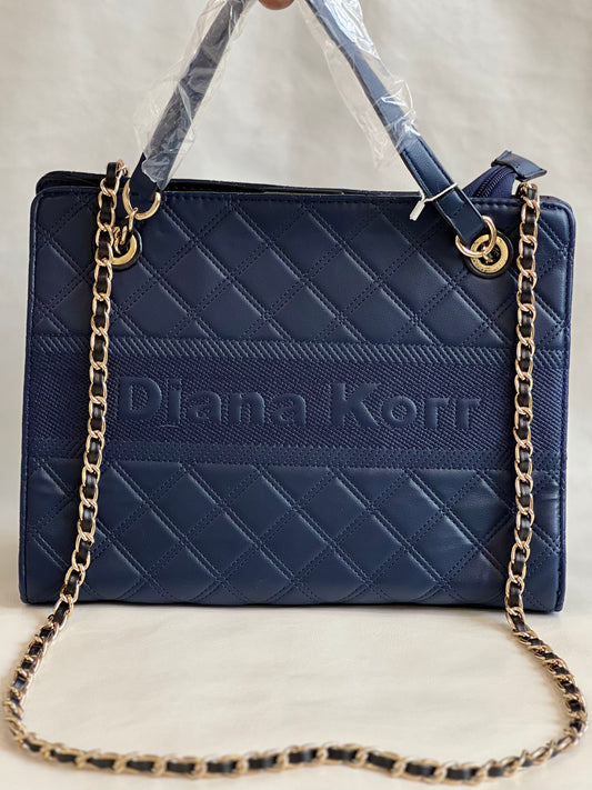 Diana Korr Blue Color Shoulder And  Handbag
