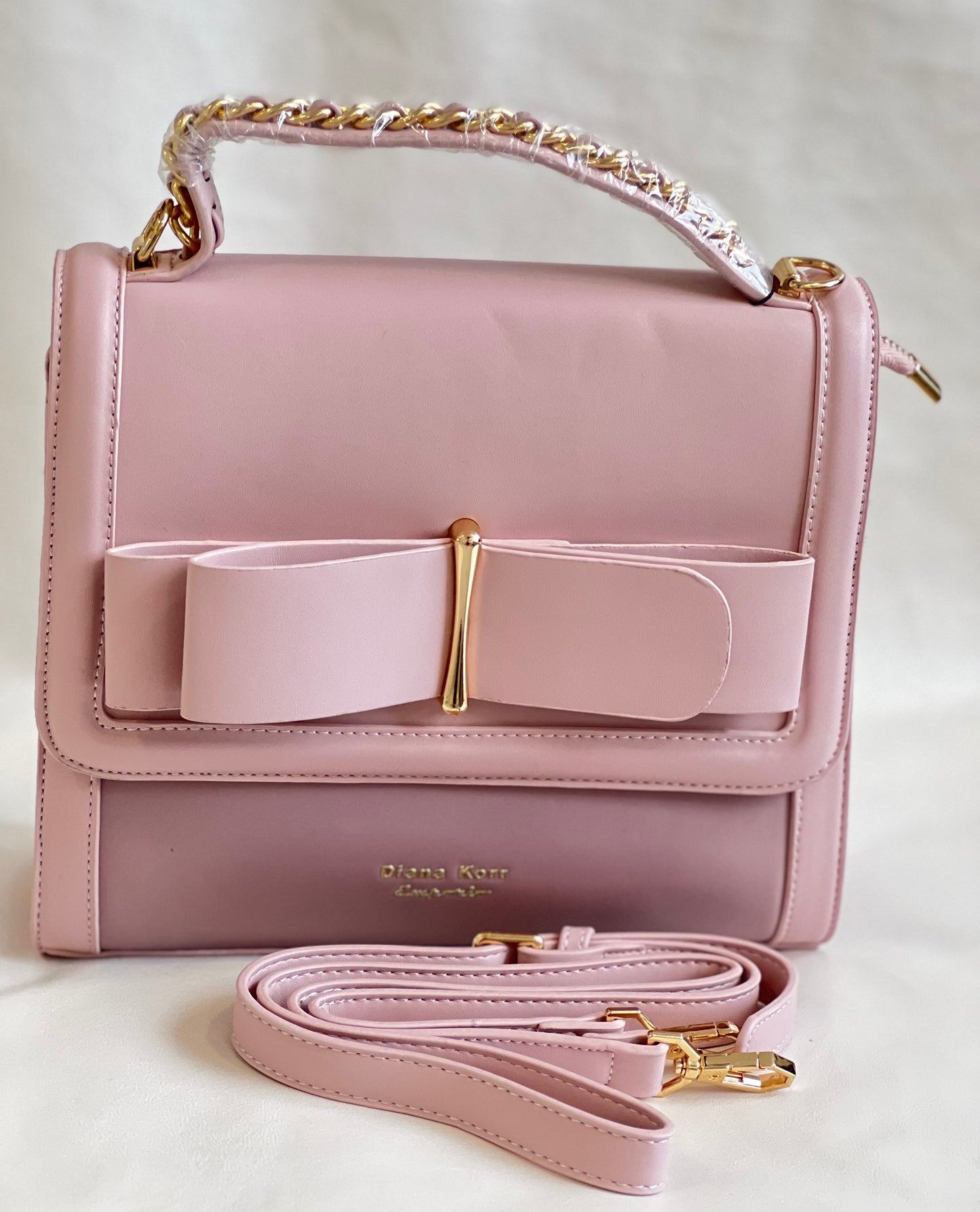 Diana Korr Pink  Handbag & Shoulder Bag