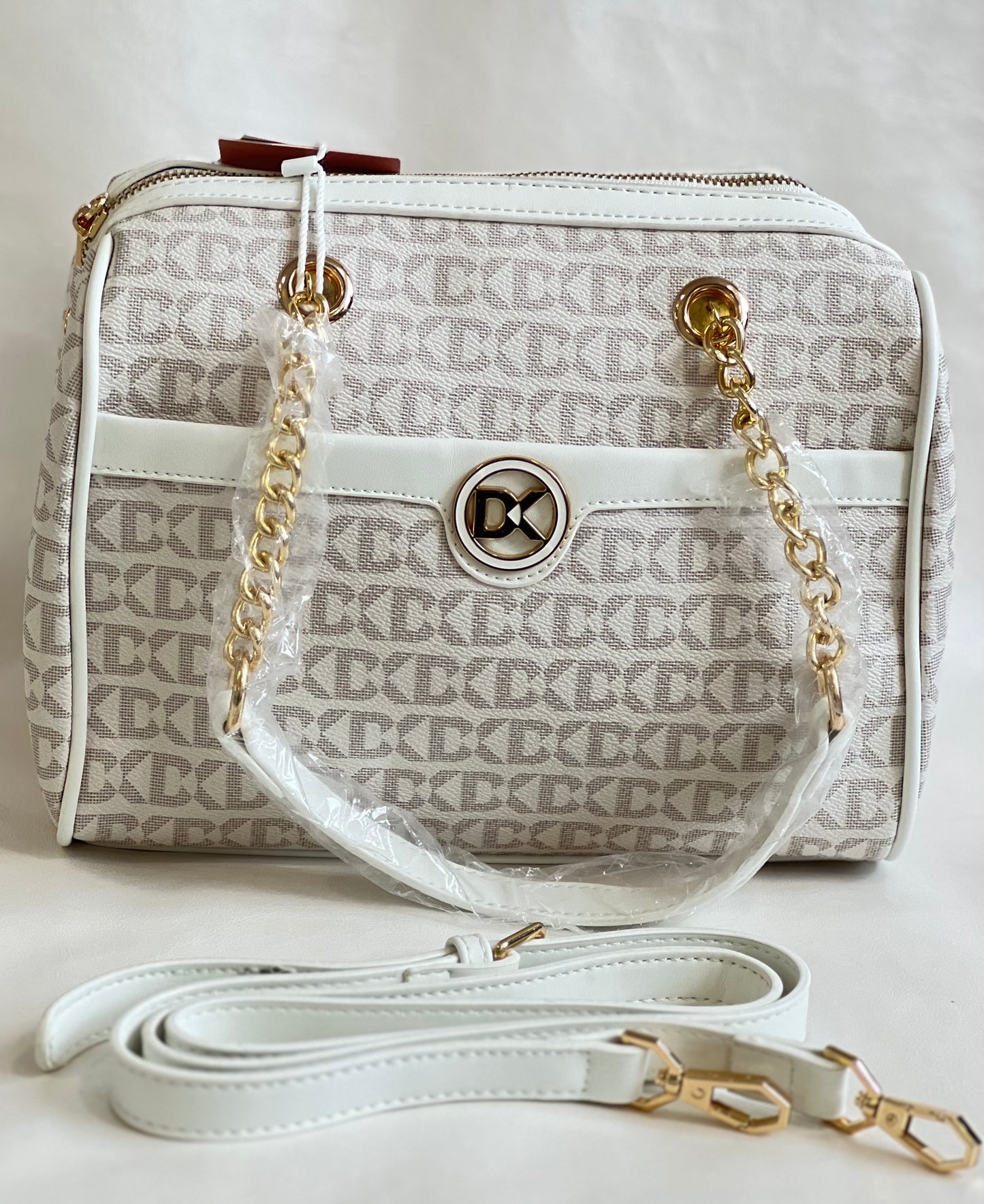 Diana Korr White  Speedy Bag