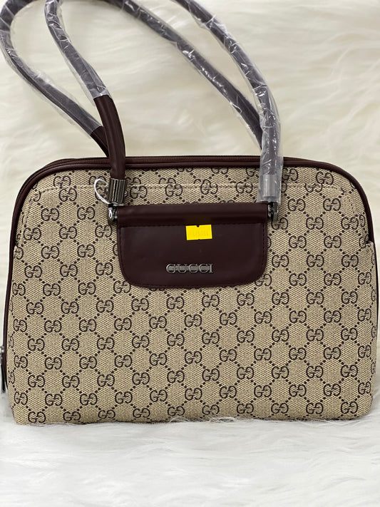 GUCCI BROWN CASUAL BAG ( HAND BAG )