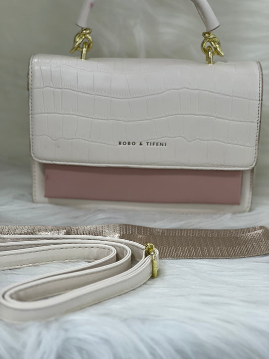 ROBO TIFENI CASUAL BAG PINK COLOR ( SLING BAG )