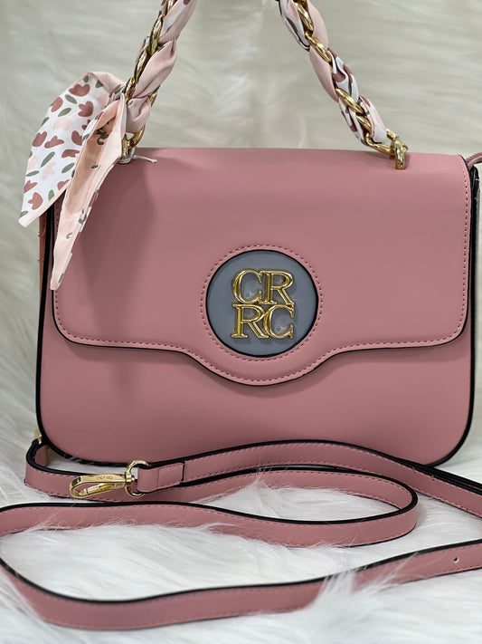 CASUAL BAG PINK COLOR HAND BAG & SHOULDER BAG