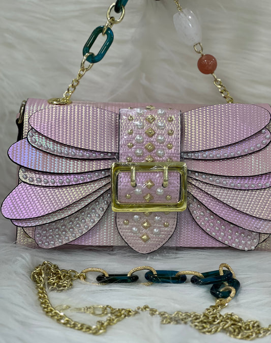 STYLISH CASUAL BAG PINK COLOR SLING BAG