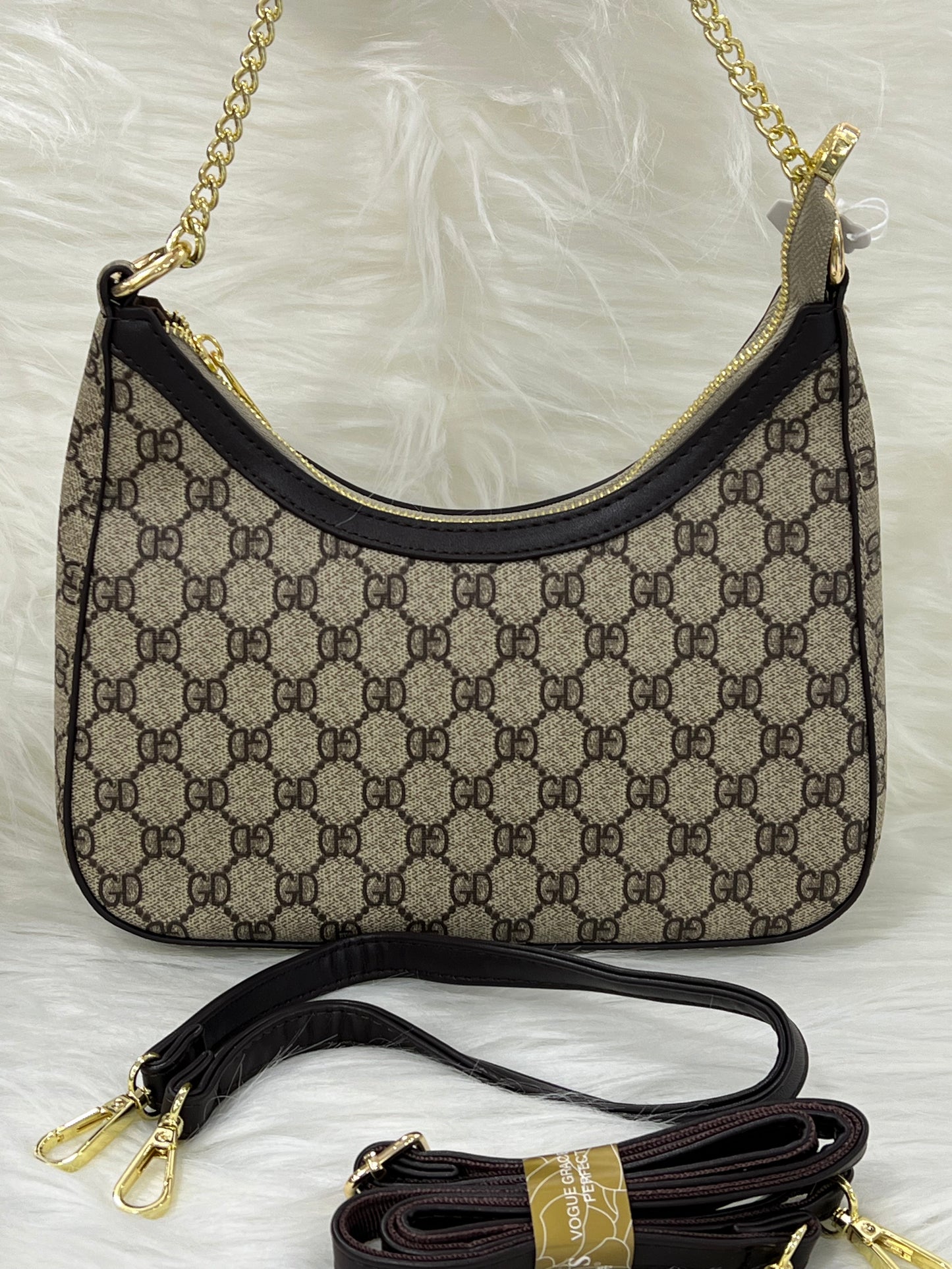 CASUAL BAG COFFEE BROWN SLING BAG